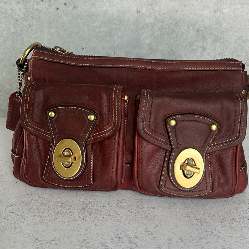 Brown Coach Vintage Bag.